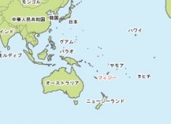 フィジー地図