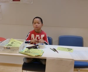 山口弁を話す剛君。1年生になりました!