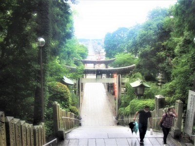 宮地嶽神社の光の道スポット